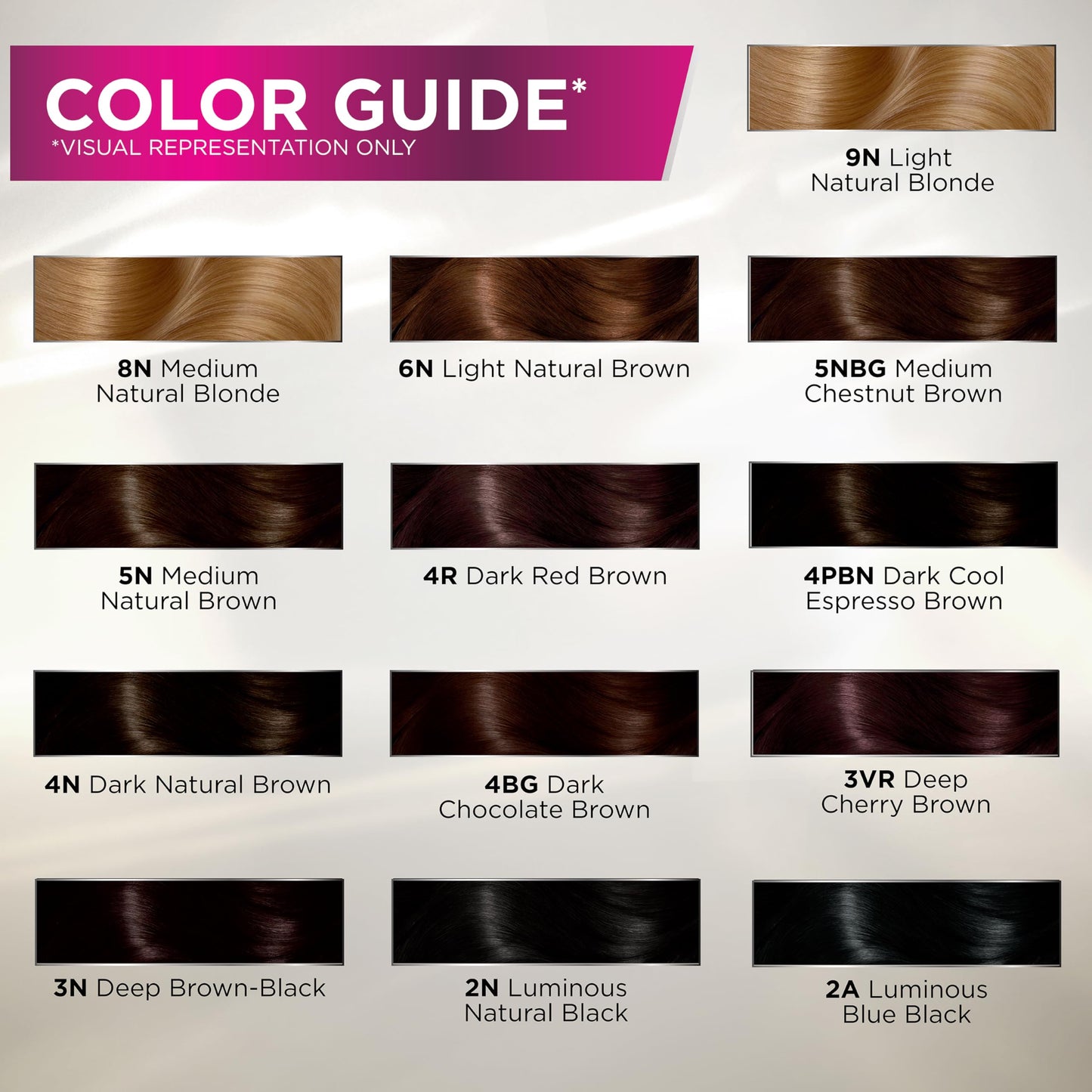 John Frieda Precision Foam Colour, Dark Natural Brown 4N, Full-coverage Hair Color Kit, Anti-Fade Gray Coverage, Deep Color Saturation Hair Dye, 1 Application