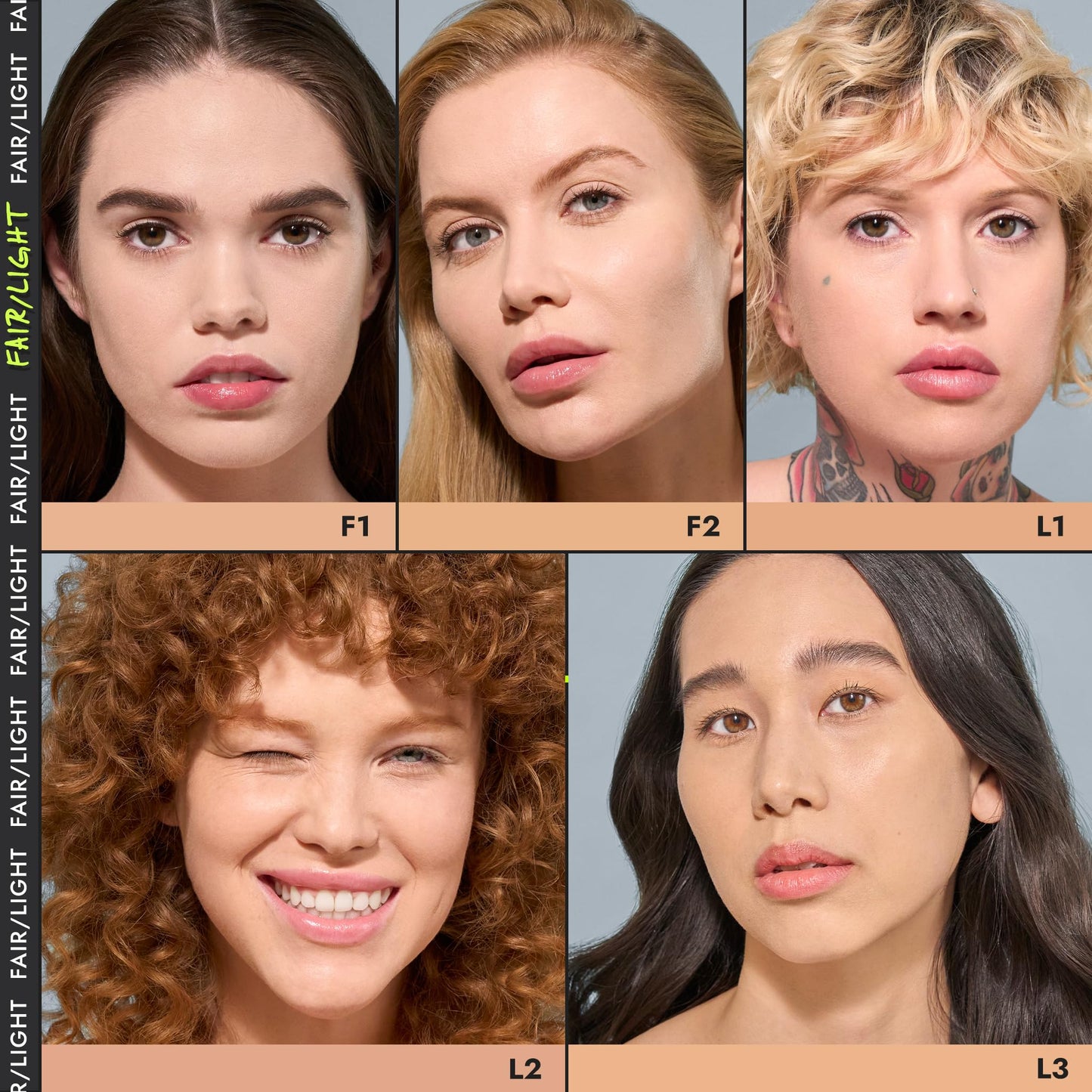 COVER FX Power Play Foundation - Shade F2 - Buildable Full Coverage - Waterproof Sweat-Proof Transfer-Proof - Natural Matte Finish - All Skin Types