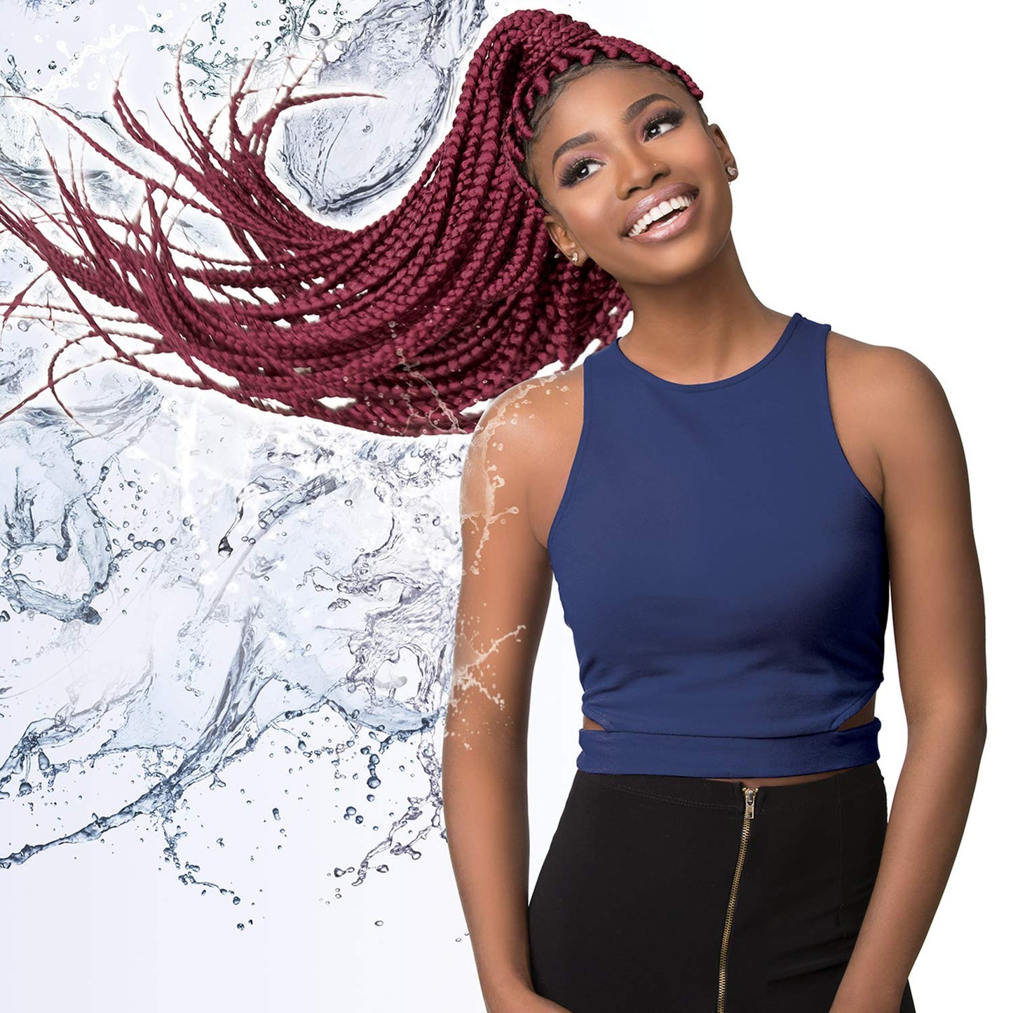 XPRESSION Sensationnel Synthetic Hair Braids 3X Ruwa Pre-Stretched Braid 24" (3 Packs, M44)