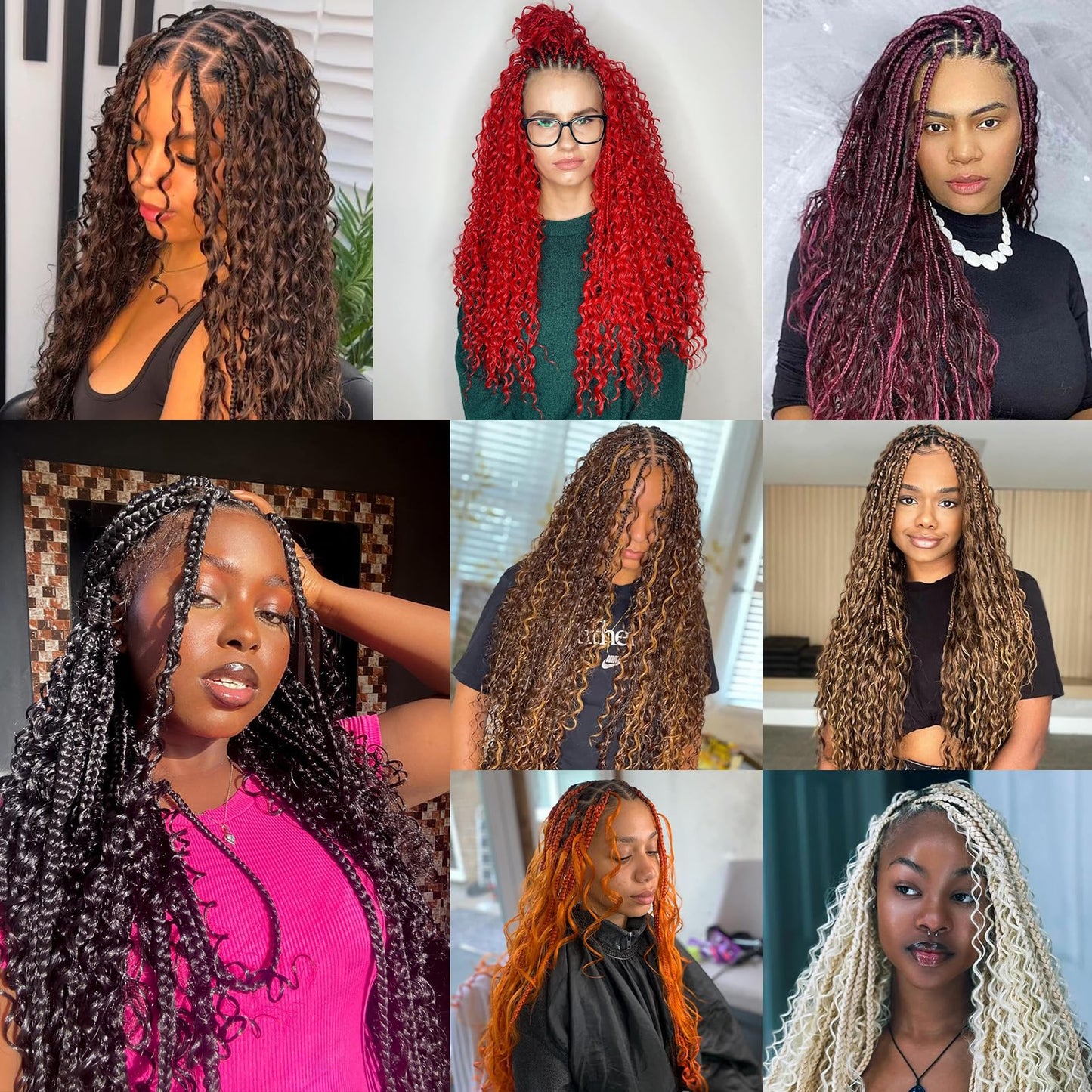 Dorsanee Deep Wave Bulk Hair for Braiding 18 Inch 2 Bundles 200g Chocolate Brown Curly Braiding Hair for Boho Braids No Weft Wet and Wavy Braiding Hair Extensions (#4,100g/bundle)