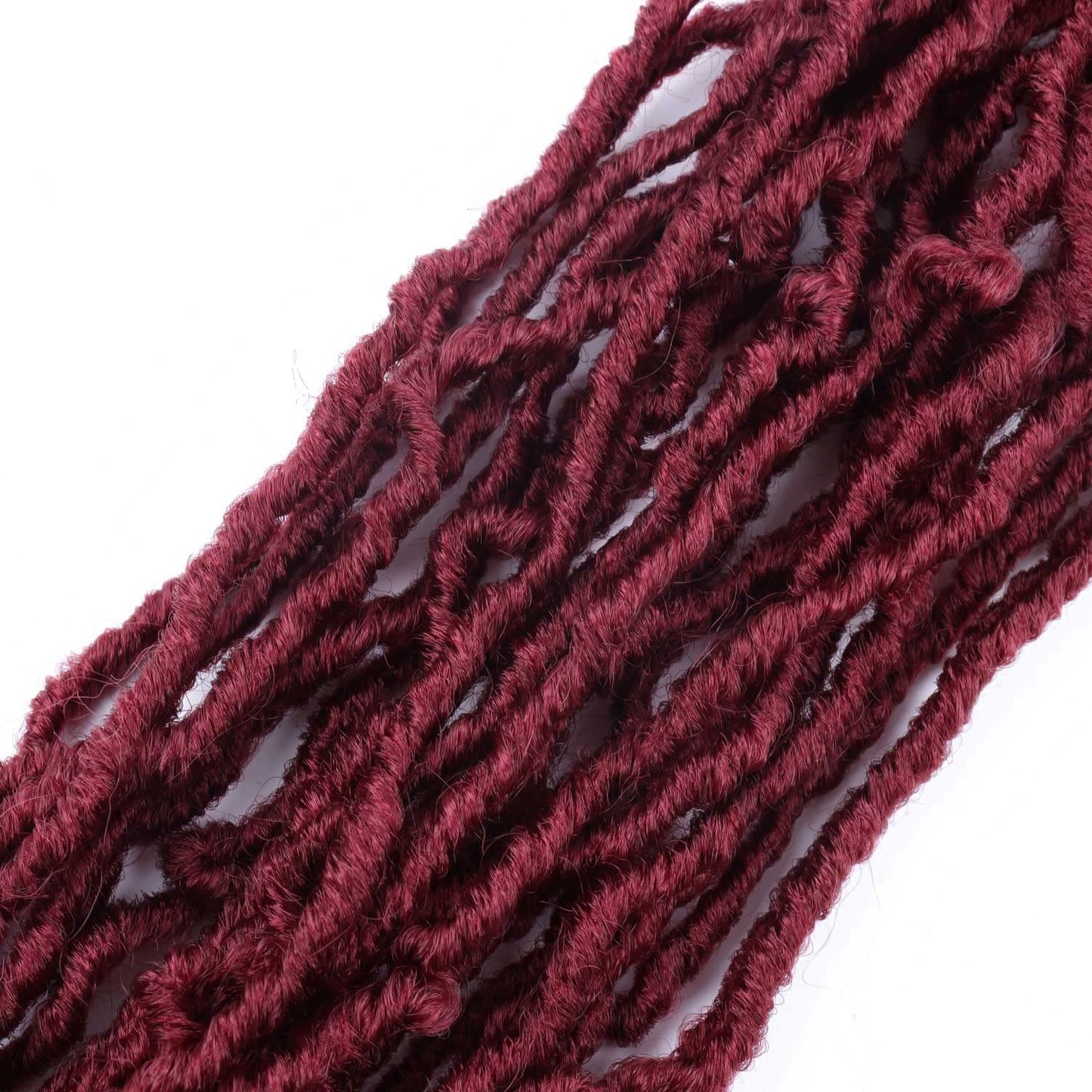 Datuoda 6 Packs 36 Inch Soft Locs Fox Locks Crochet Hair for Black Women Curly Wavy Loc Hair Faux Locs Crochet Braids (36 Inch (Pack of 6), BUG#)