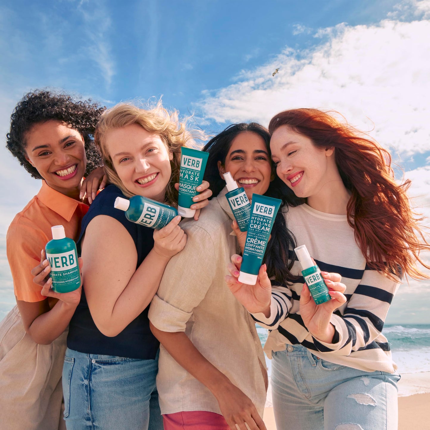 VERB Hydrate Styling Cream, 5.3 oz - Smooth + Reduce Frizz for Dry + Frizzy Hair - Amber + Warm Jasmine Scent