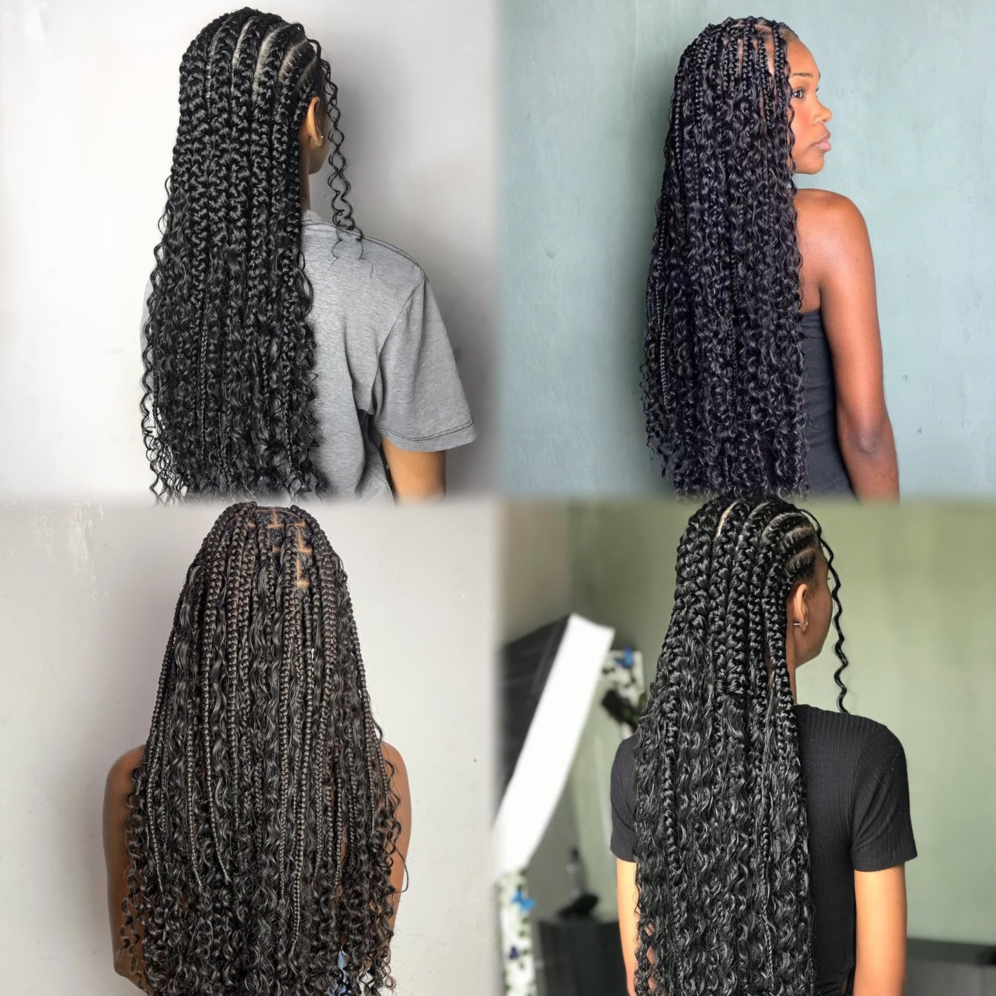 Human Braiding Hair for Boho Braids 1 Bundle 50g 18Inch Water Wave Human Hair Braiding Hair 12A Brazilian Virgin No Weft Hair Extensions for Bohemian Knotless Braids Bulk Human Hair for Braiding