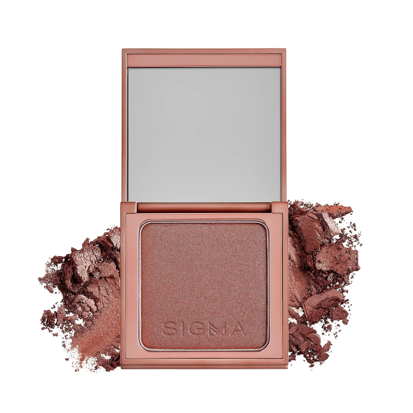 Sigma Beauty Spiced Coral Blush Palette - Long Lasting Blush Pressed Powder - Gluten Free, Cruelty Free, Vegan Makeup Palette - Bronze Star